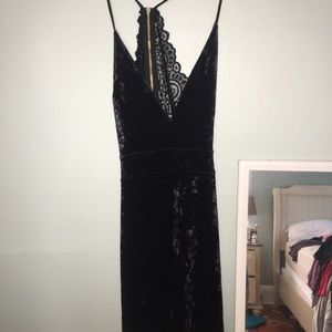 Velvet formal dress